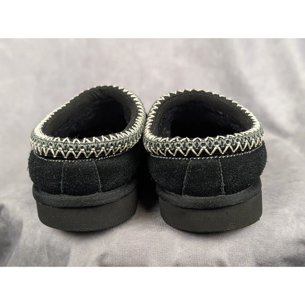 UGG Tasman Black Suede S/N 5950 Mens Slippers Size 7 Slip On Shoes‎